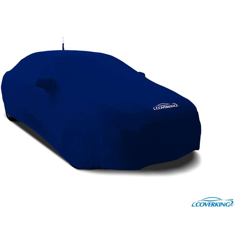 Custom Car Cover Satin Stretch Solid — Blue