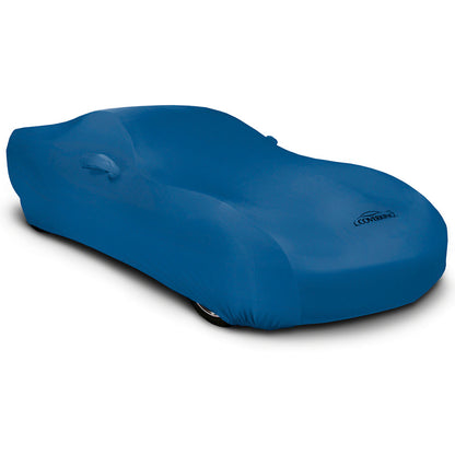 Custom Car Cover Satin Stretch Solid — Blue