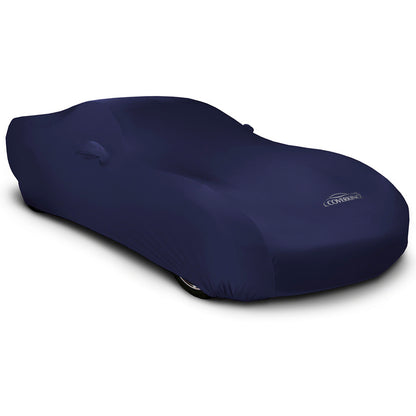 Custom Car Cover Satin Stretch Solid — Blue