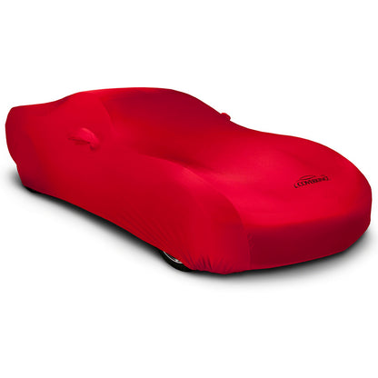 Custom Car Cover Satin Stretch Solid — Red