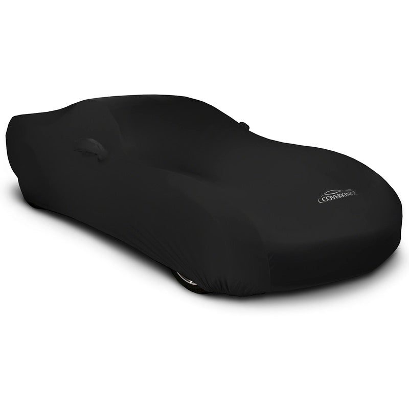 Custom Car Cover Satin Stretch Solid — Black
