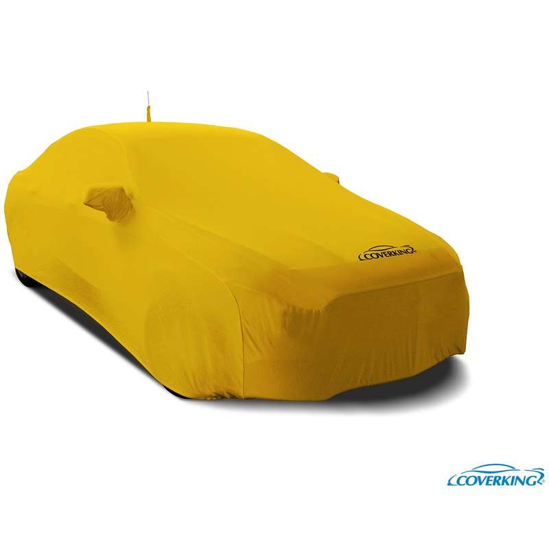 Custom Car Cover Satin Stretch Solid — Yellow