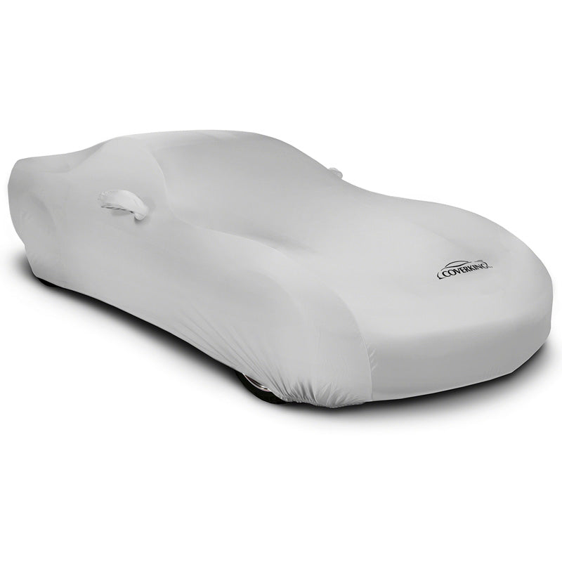 Custom Car Cover Satin Stretch Solid — White