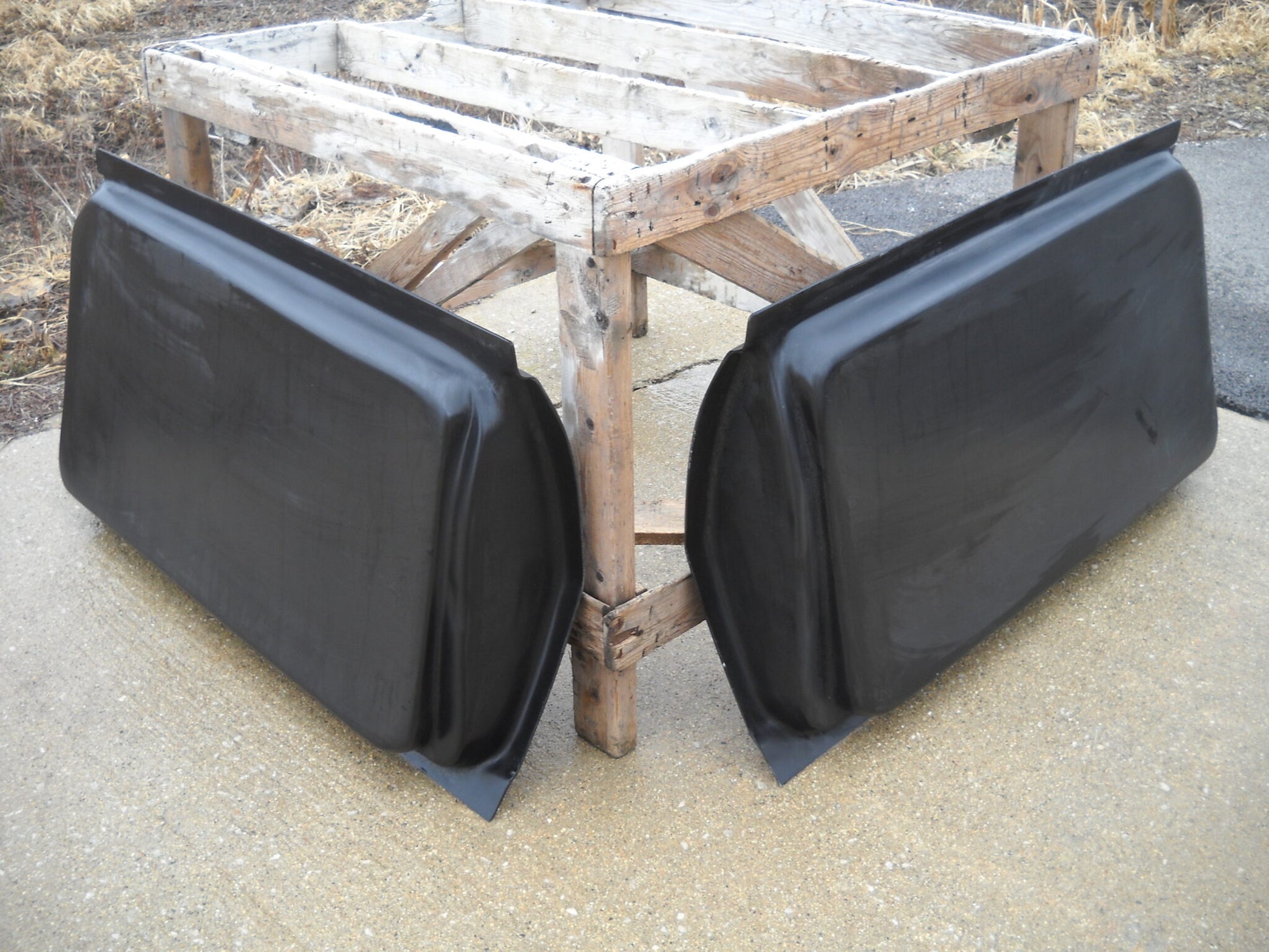 1967-1968 Camaro Fiberglass Doors (Pair) - Glasstek D1003 - view 2