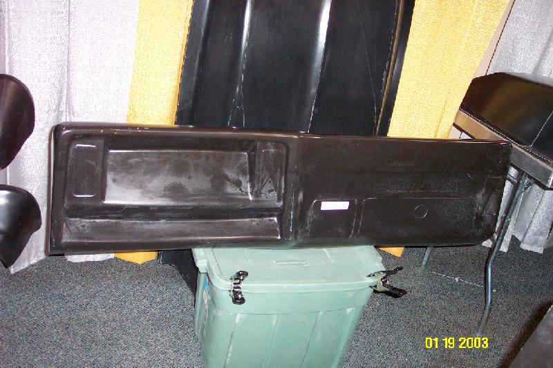 1969 Camaro Fiberglass Dashboard (55" Wide) - Glasstek DB011 - view 2