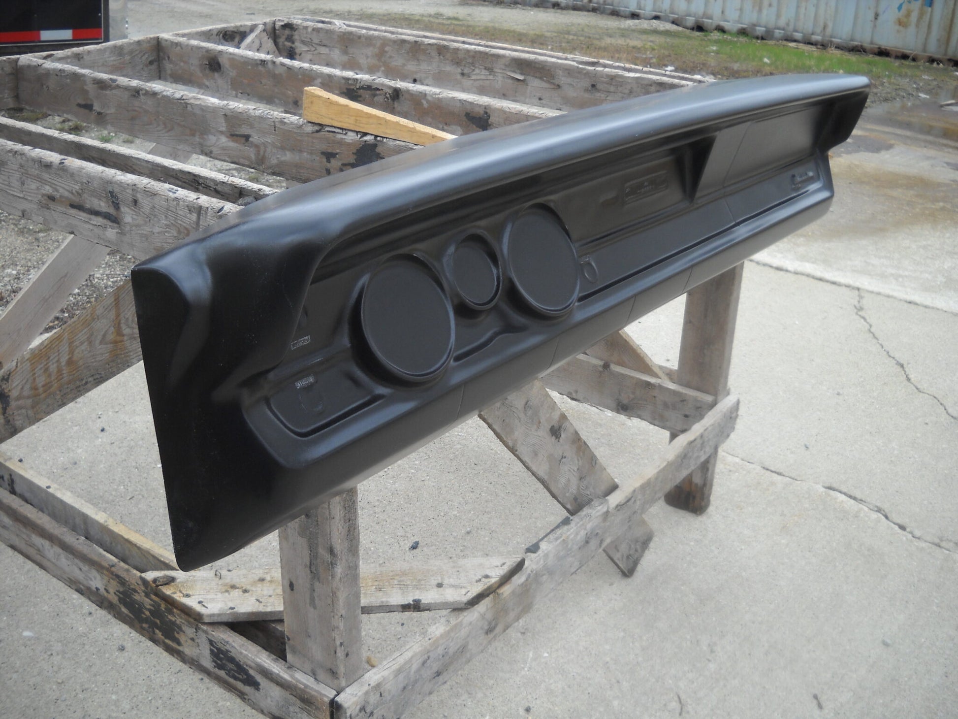 1967-1969 Barracuda Fiberglass Dashboard - Glasstek DB026 - view 3