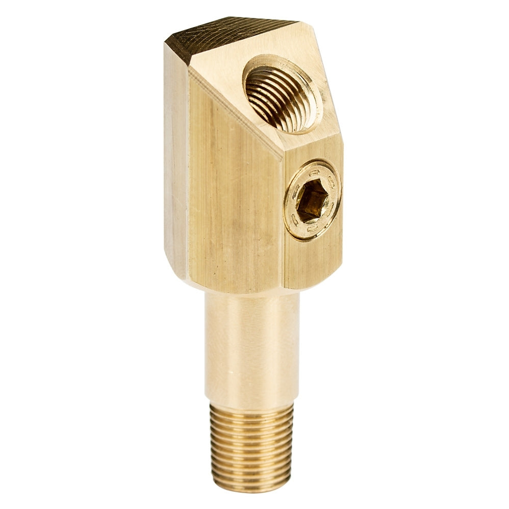 Dakota Digital Fitting - Adapter - Oil Pressure Adapter - 45 Degree - 1/8 in NPT Male to 1/8 in NPT Female - 1/8 in