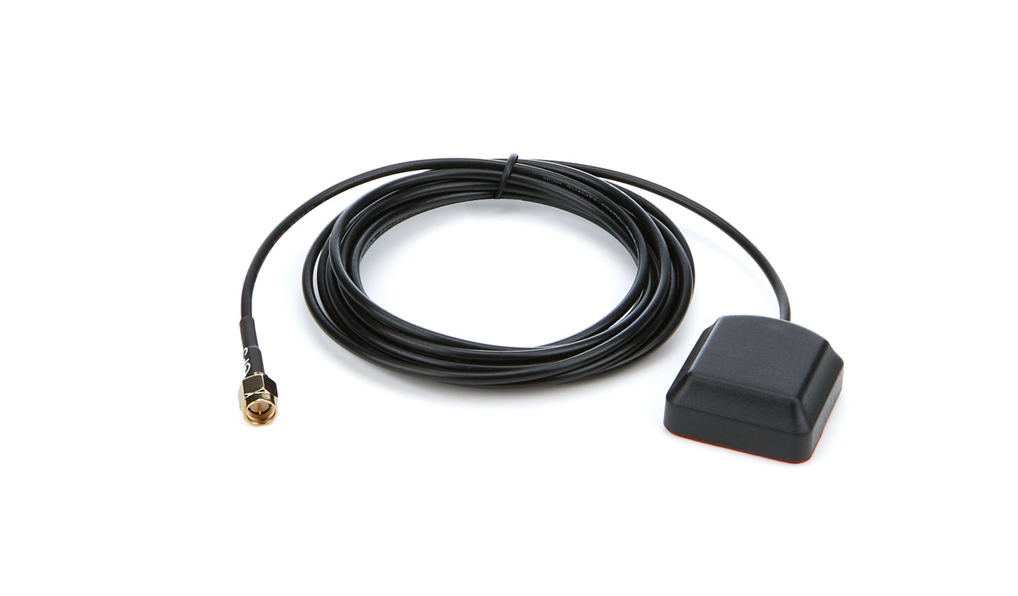 Dakota Digital GPS Antenna - Stick-On - 110 in Cable - Plastic - Black - Dakota Digital Speedometer - Each