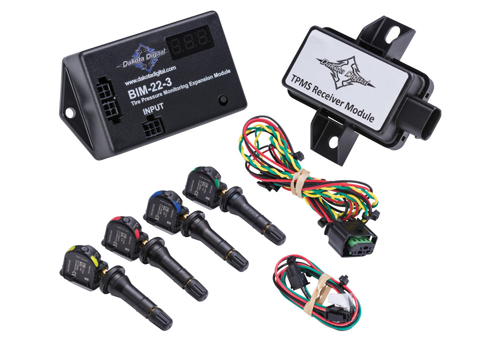 Dakota Digital Tire Pressure Monitoring System - Tire Pressure Sensors / Wiring Included - Kit