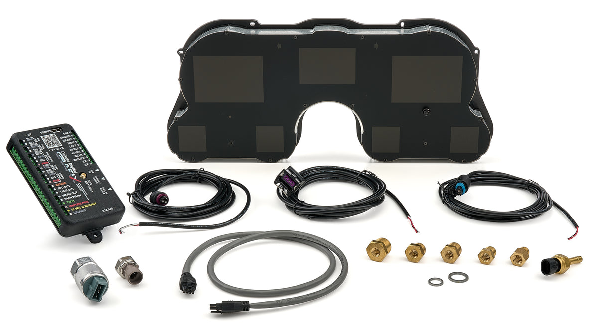 Dakota Digital Gauge Kit - GRFX Series - Analog - Fuel Level / Oil Pressure / Speedometer / Tachometer / Voltmeter /