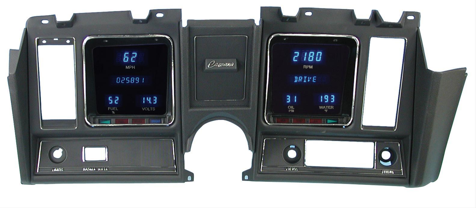 Dakota Digital Dash Panel - Stock Gauges - Plastic - Black - GM F-Body 1969 - Each