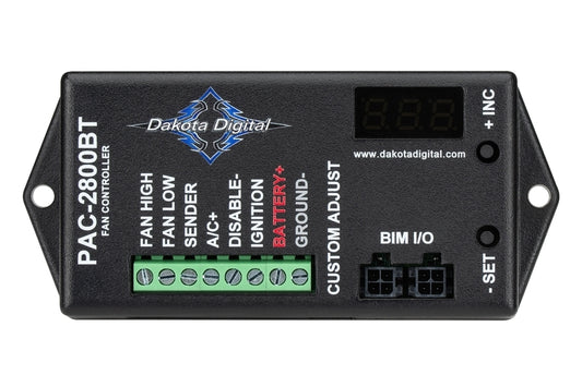 Dakota Digital Fan Controller - Single or Dual Fan - Adjustable - Digital - Each