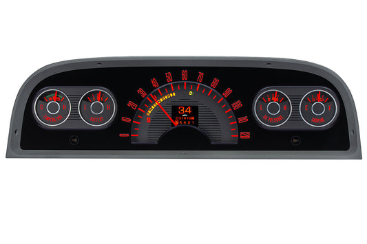 Dakota Digital Gauge Kit - RTX Series - Analog - Fuel Level / Oil Pressure / Speedometer / Tachometer / Voltmeter /
