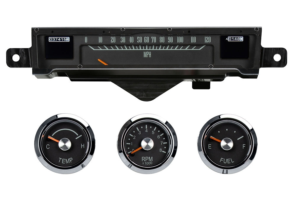 Dakota Digital Gauge Kit - RTX - Electric - Analog - Fuel Level / Oil Pressure / Speedometer / Tachometer / Voltmeter