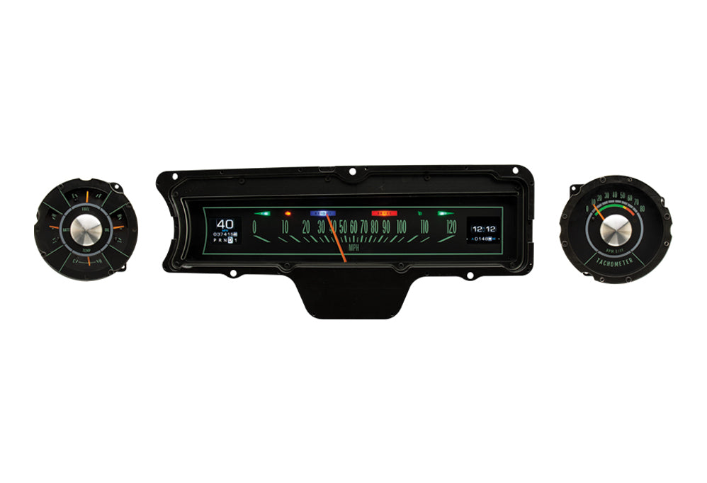 Dakota Digital Gauge Kit - RTX - Electric - Analog - Fuel Level / Oil Pressure / Speedometer / Tachometer / Voltmeter