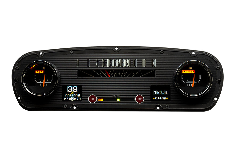 Dakota Digital Gauge Kit - RTX Series - Analog - Fuel Level / Oil Pressure / Speedometer / Voltmeter / Water
