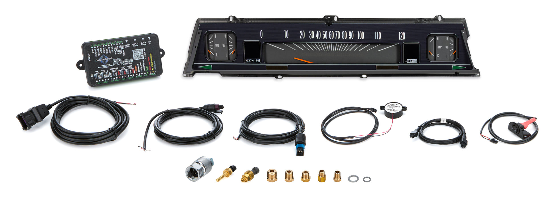 Dakota Digital Gauge Kit - RTX Series - Analog - Fuel / Oil Pressure / Speedometer / Voltmeter / Water Temperature -
