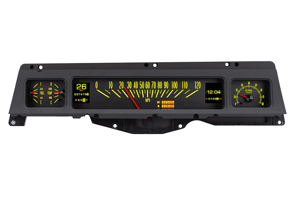 Dakota Digital Gauge Kit - RTX - Electric - Analog - Fuel Level / Oil Pressure / Speedometer / Tachometer / Voltmeter