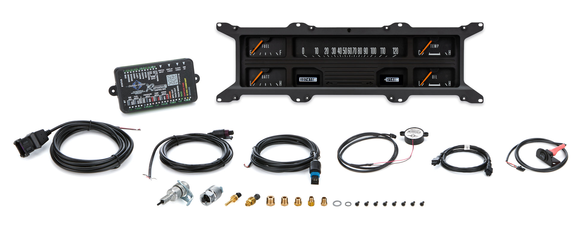 Dakota Digital Gauge Kit - RTX Series - Analog - Fuel / Oil Pressure / Speedometer / Voltmeter / Water Temperature -