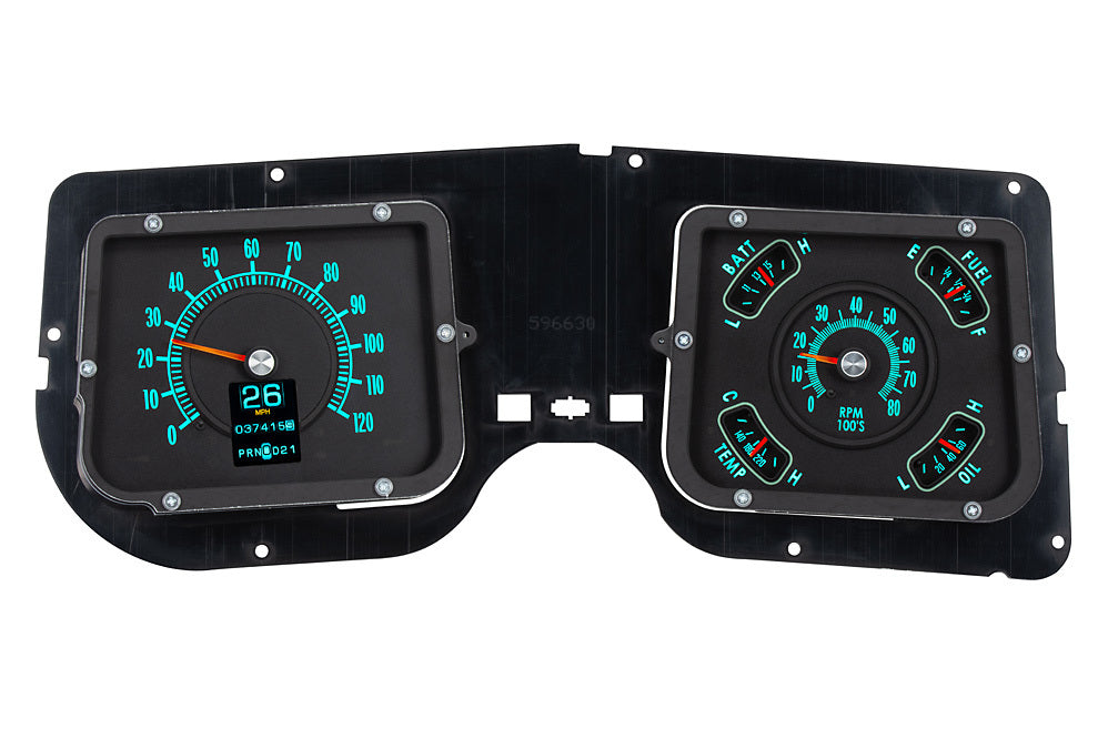 Dakota Digital Gauge Kit - RTX - Electric - Analog - Fuel Level / Oil Pressure / Speedometer / Tachometer / Voltmeter
