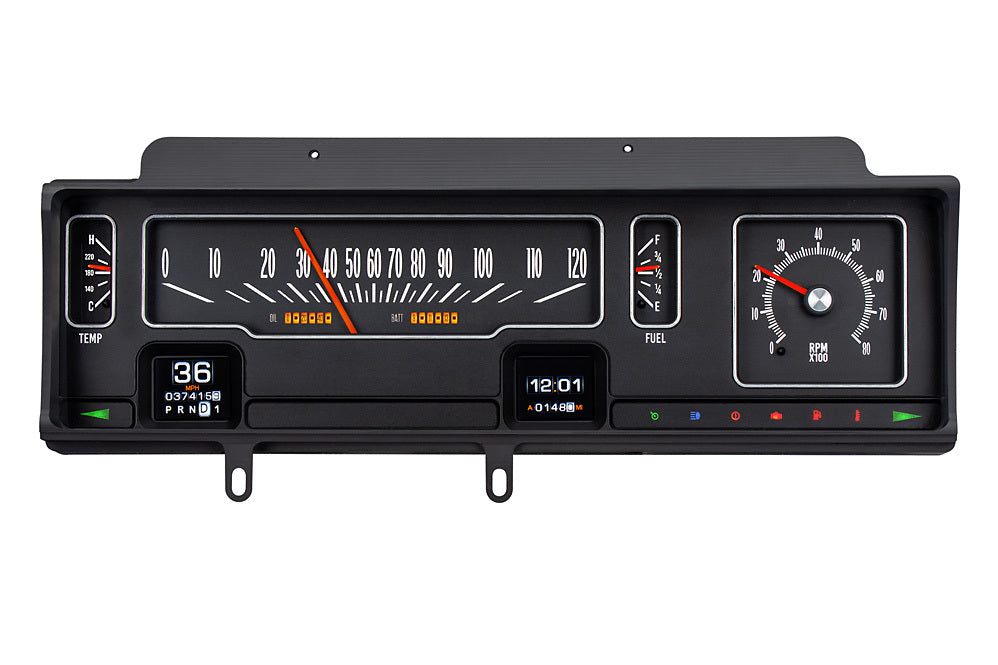 Dakota Digital Gauge Kit - RTX - Electric - Analog - Fuel Level / Oil Pressure / Speedometer / Tachometer / Voltmeter