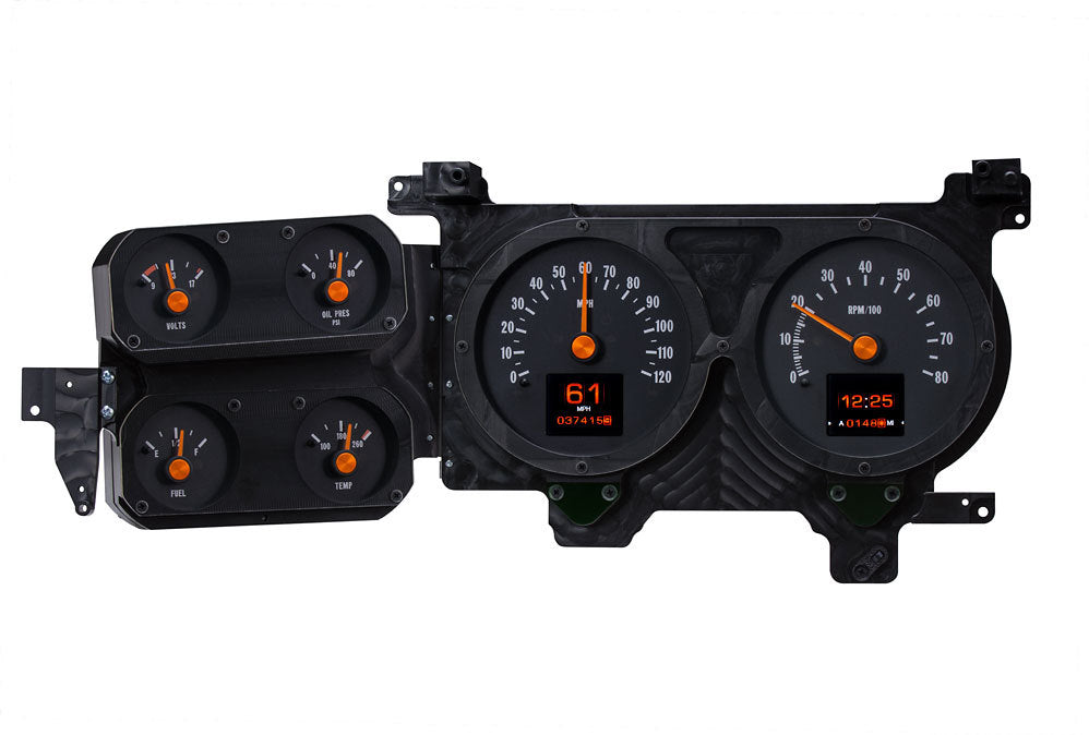 Dakota Digital Gauge Kit - RTX - Electric - Analog - Fuel Level / Oil Pressure / Speedometer / Tachometer / Voltmeter