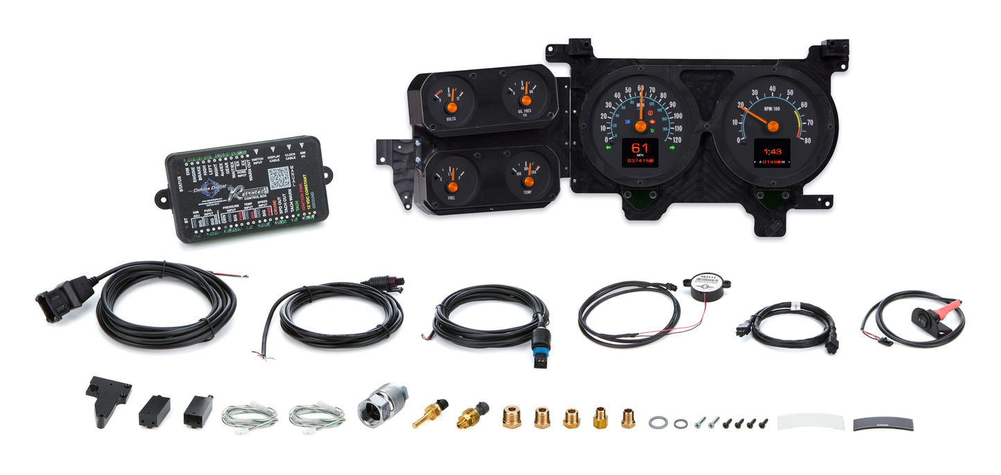 Dakota Digital Gauge Kit - RTX Series - Analog - Fuel / Oil Pressure / Speedometer / Tachometer / Voltmeter / Water