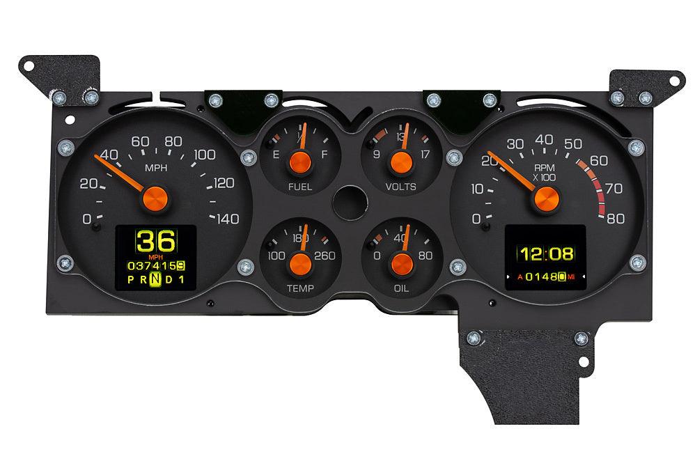 Dakota Digital Gauge Kit - RTX - Electric - Analog - Fuel Level / Oil Pressure / Speedometer / Tachometer / Voltmeter