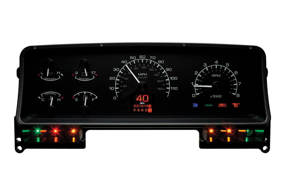 Dakota Digital Gauge Kit - RTX - Electric - Analog - Fuel Level / Oil Pressure / Speedometer / Tachometer / Voltmeter