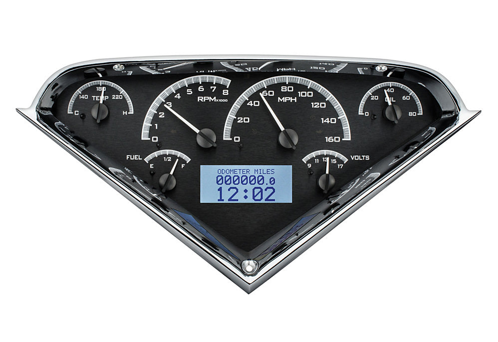 Dakota Digital Gauge Kit - VHX - Electric - Analog - Fuel Level / Oil Pressure / Speedometer / Tachometer / Voltmeter