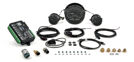 Dakota Digital Gauge Kit - VHX Series - Analog - Fuel Level / Oil Pressure / Speedometer / Tachometer / Voltmeter /