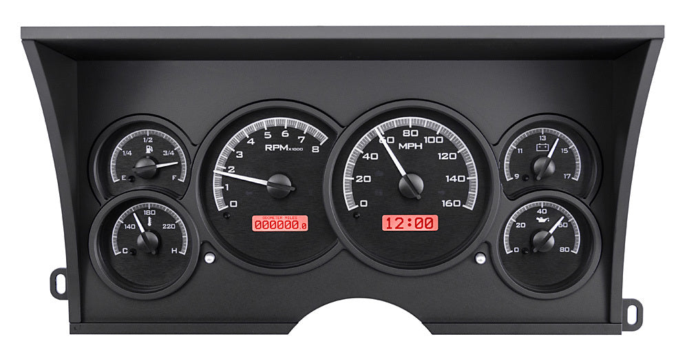 Dakota Digital Gauge Kit - VHX - Electric - Analog - Fuel Level / Oil Pressure / Speedometer / Tachometer / Voltmeter