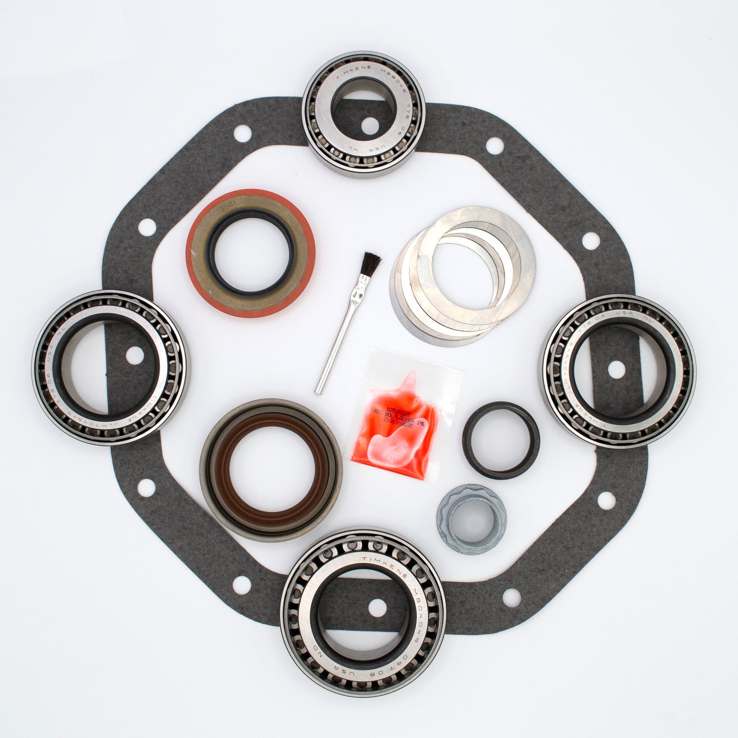 Eaton - Detroit Locker Differential Installation Kit - Master - Rear - Bearings / Crush Sleeve / Gaskets / Hardware /