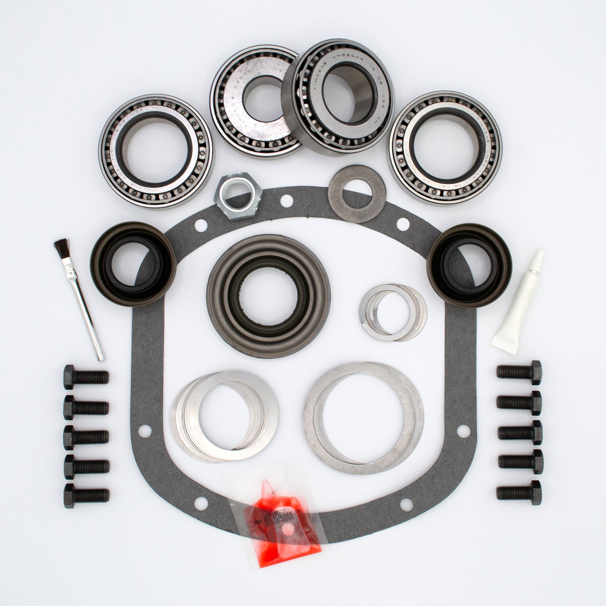 Eaton - Detroit Locker Differential Installation Kit - Master - Front - Bearings / Crush Sleeve / Gaskets / Hardware /