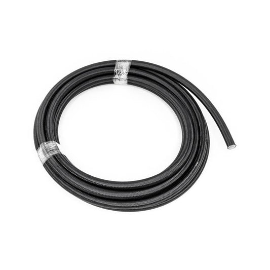 Deatschwerks Hose - 6 AN - 20 ft - Braided Nylon / PTFE - Black - Each