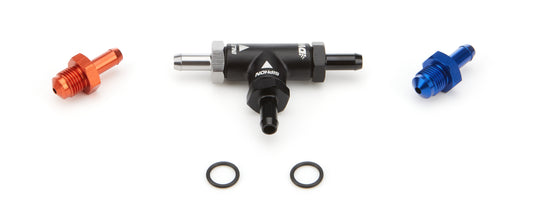 Deatschwerks Fitting - T-Fitting - Siphon Jet - 6 AN Female O-Ring to 6 AN Female O-Ring to 6 AN Female O-Ring - 5/16