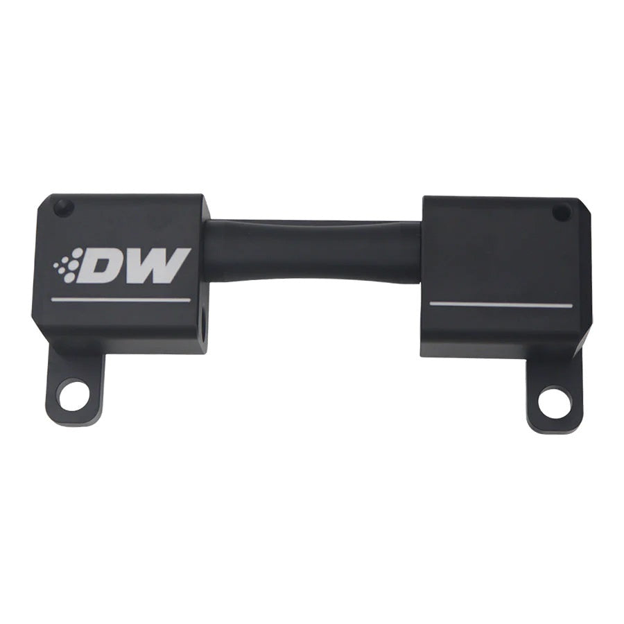 Deatschwerks Ethanol Sensor Adapter - High Flow - 10 AN Female O-Ring to 10 AN Female O-Ring - Aluminum - Black