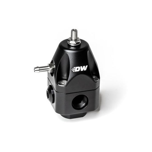 Deatschwerks Fuel Pressure Regulator - 30 to 120 psi - In-Line - 6 AN Female O-Ring Inlet - 6 AN Female O-Ring Outlet