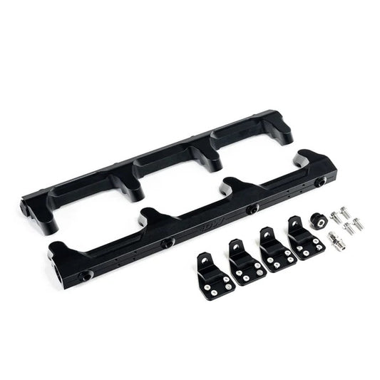 Deatschwerks Fuel Rail - Aluminum - Black Anodized - GM LS-Series - Kit