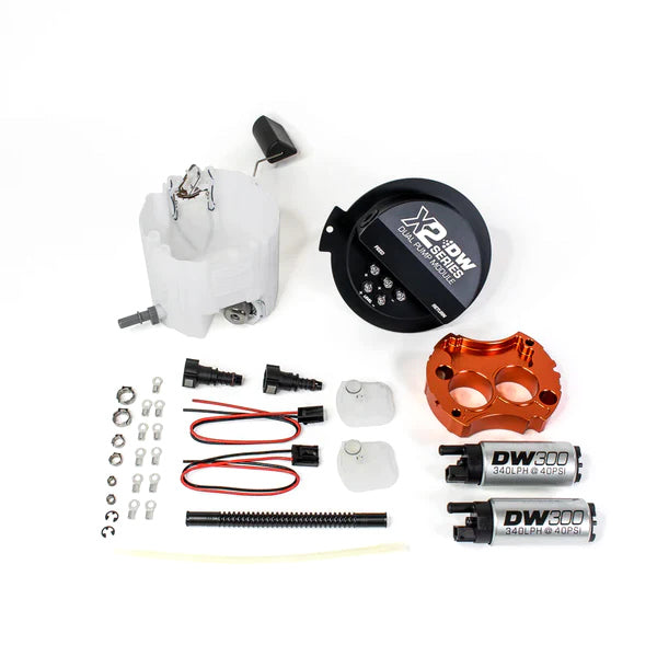Deatschwerks Fuel Pump - X2 Series - Electric - In-Tank - 680 lph - 80 psi - Install Kit - Gas / E85 - Chevy Camaro