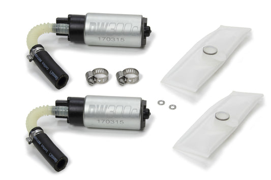 Deatschwerks Fuel Pump - DW300C - Electric - In-Tank - 340 lph - Install Kit - Gas / Ethanol - Ford Mustang 2003-04 -