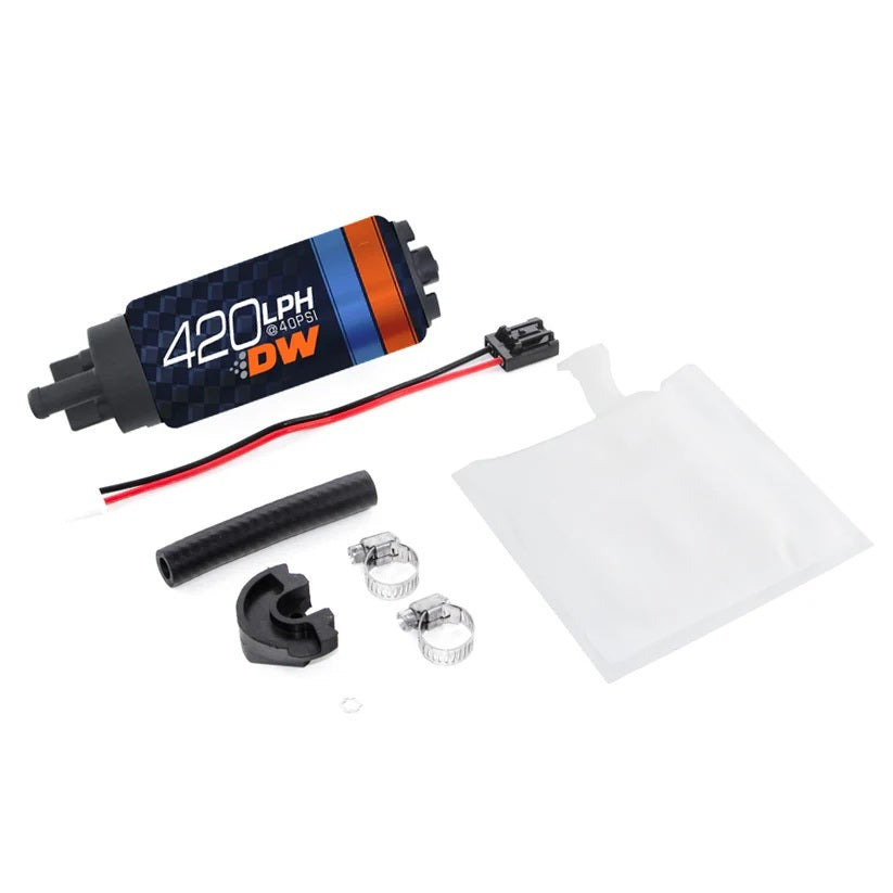 Deatschwerks Fuel Pump - DW420 - Electric - In-Tank - 420 lph - Install Kit - Gas / Ethanol - Subaru Forester