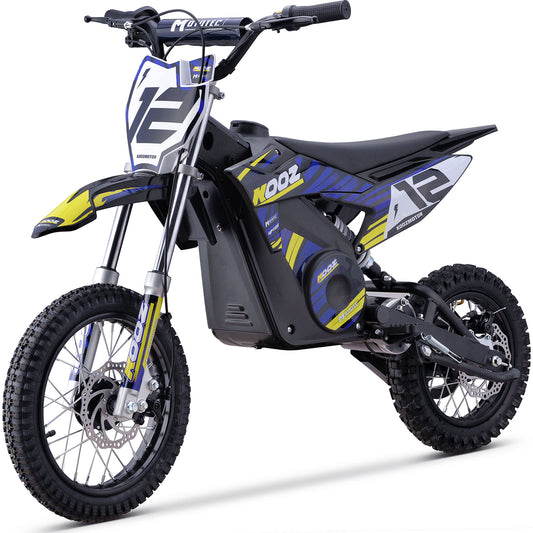 MotoTec 36V 1000W (HP112E) Electric Dirt Bike Blue