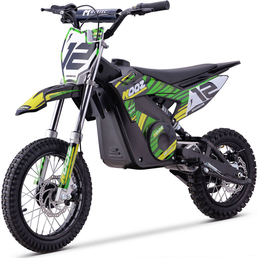 MotoTec 36V 1000W (HP112E) Electric Dirt Bike Green