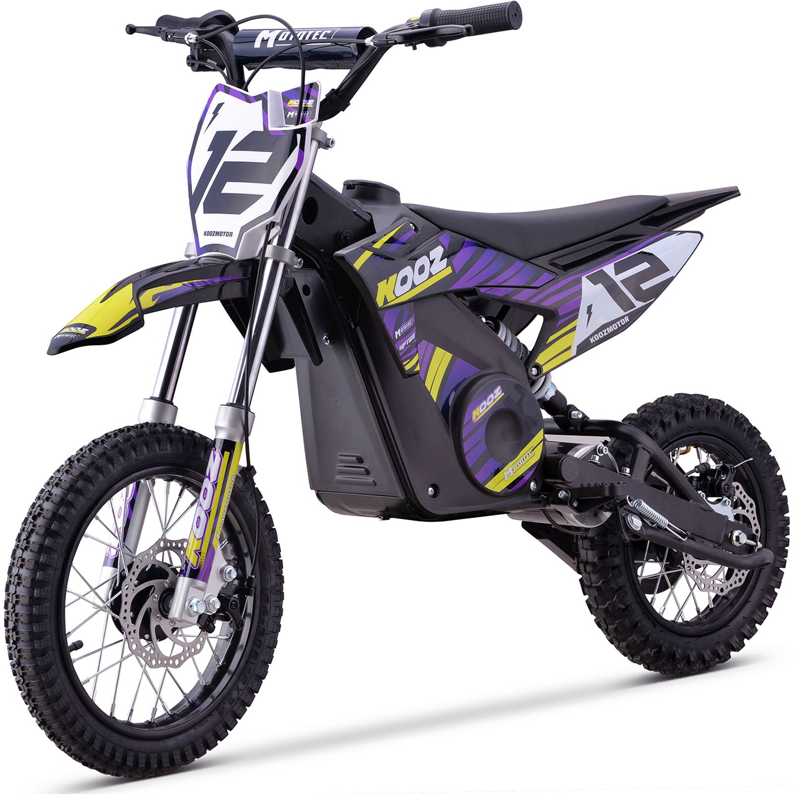 MotoTec 36V 1000W (HP112E) Electric Dirt Bike Purple