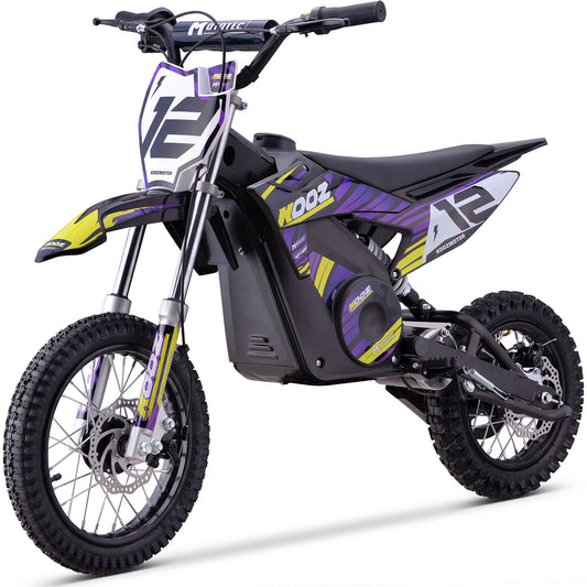 MotoTec 36V 1000W (HP112E) Electric Dirt Bike Purple