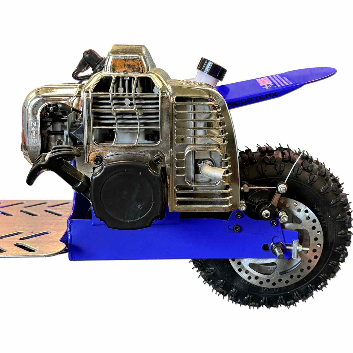 ScooterX Dirt Dog 49cc Blue - view 5