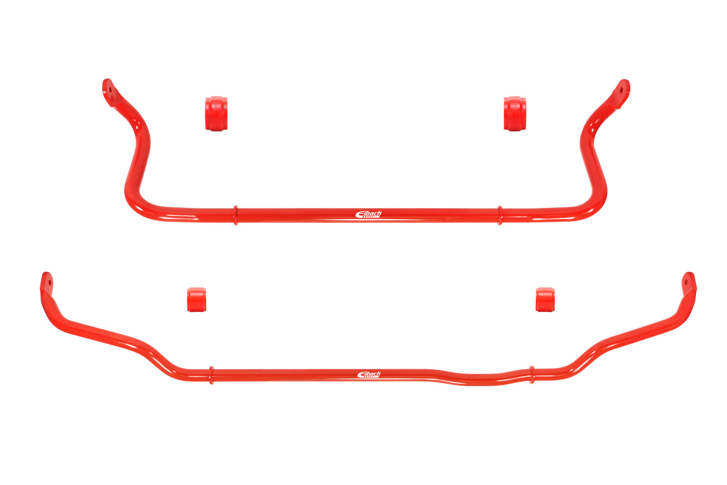 Eibach Sway Bar - Front / Rear - 35 mm Diameter Front - 22 mm Rear - Polyurethane Bushings - Steel - Red Powder Coat -