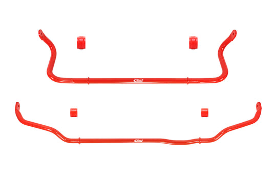 Eibach Sway Bar - Front / Rear - 35 mm Diameter Front - 22 mm Rear - Polyurethane Bushings - Steel - Red Powder Coat -