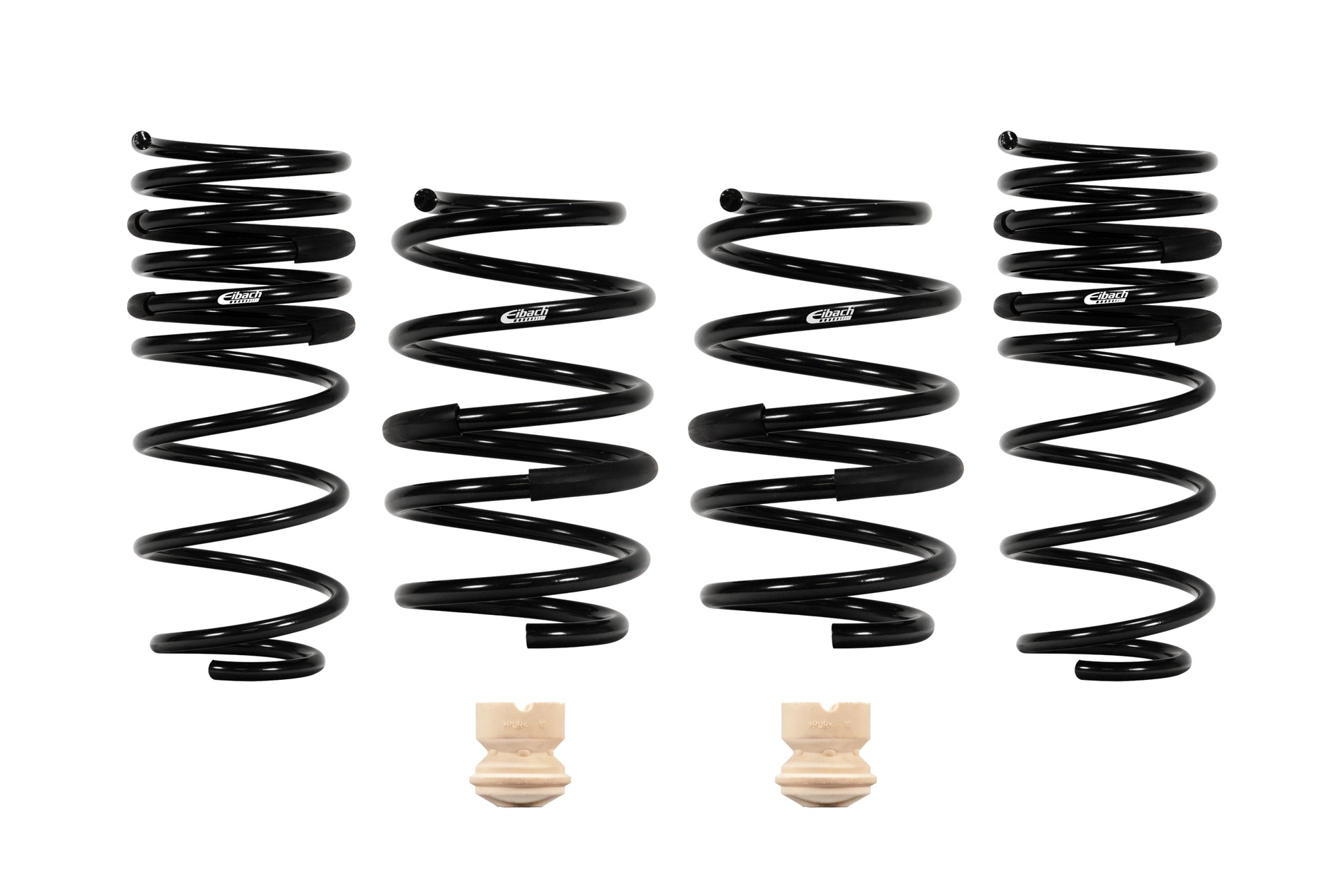Eibach Suspension Spring Kit - Pro-Kit - Lowering - Front / Rear - Steel - Black Powder Coat - Ford Mustang 2011-14 -